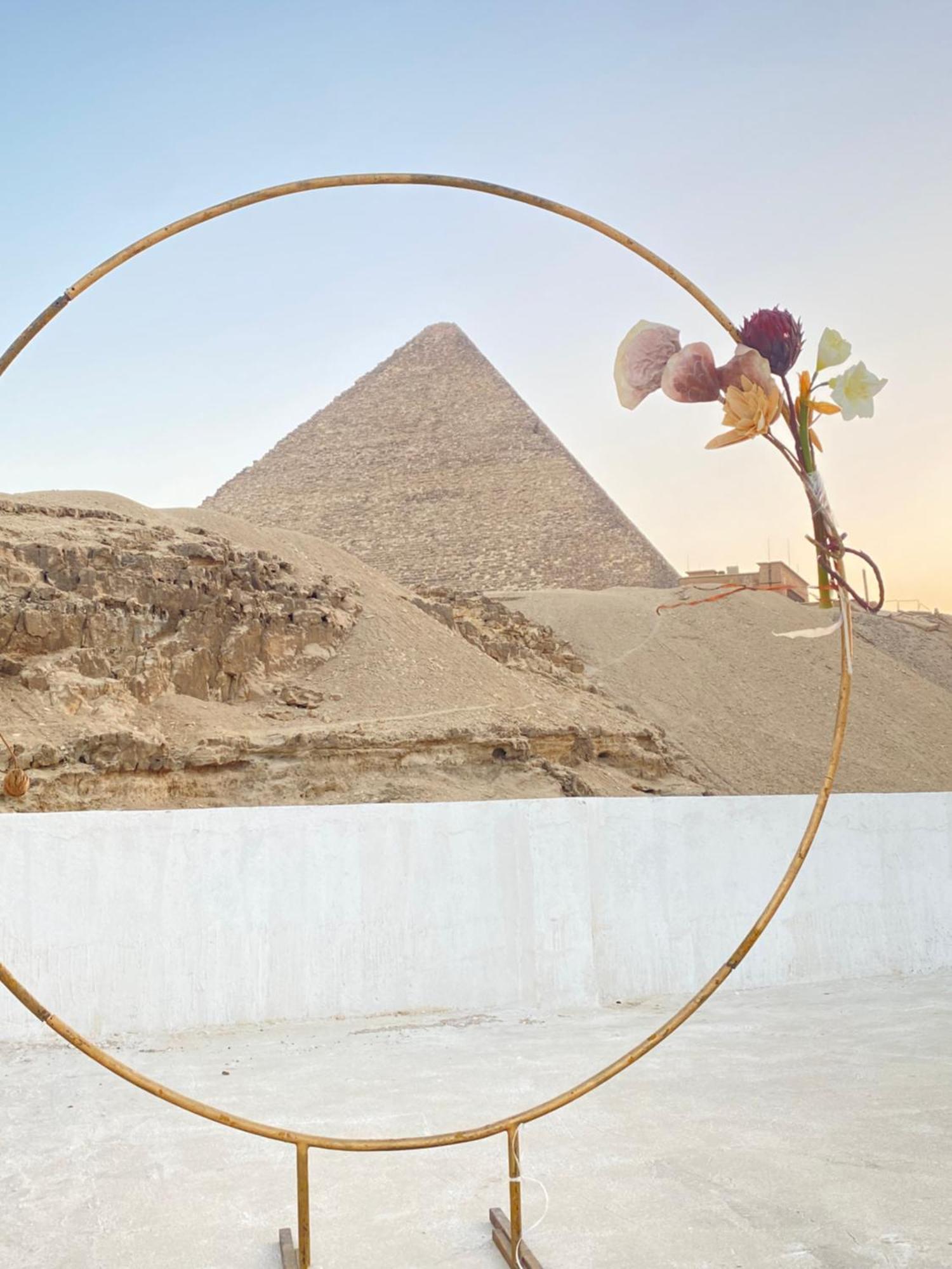 The Grand Pyramids View Hotel Kafret el-Gabal Exterior photo