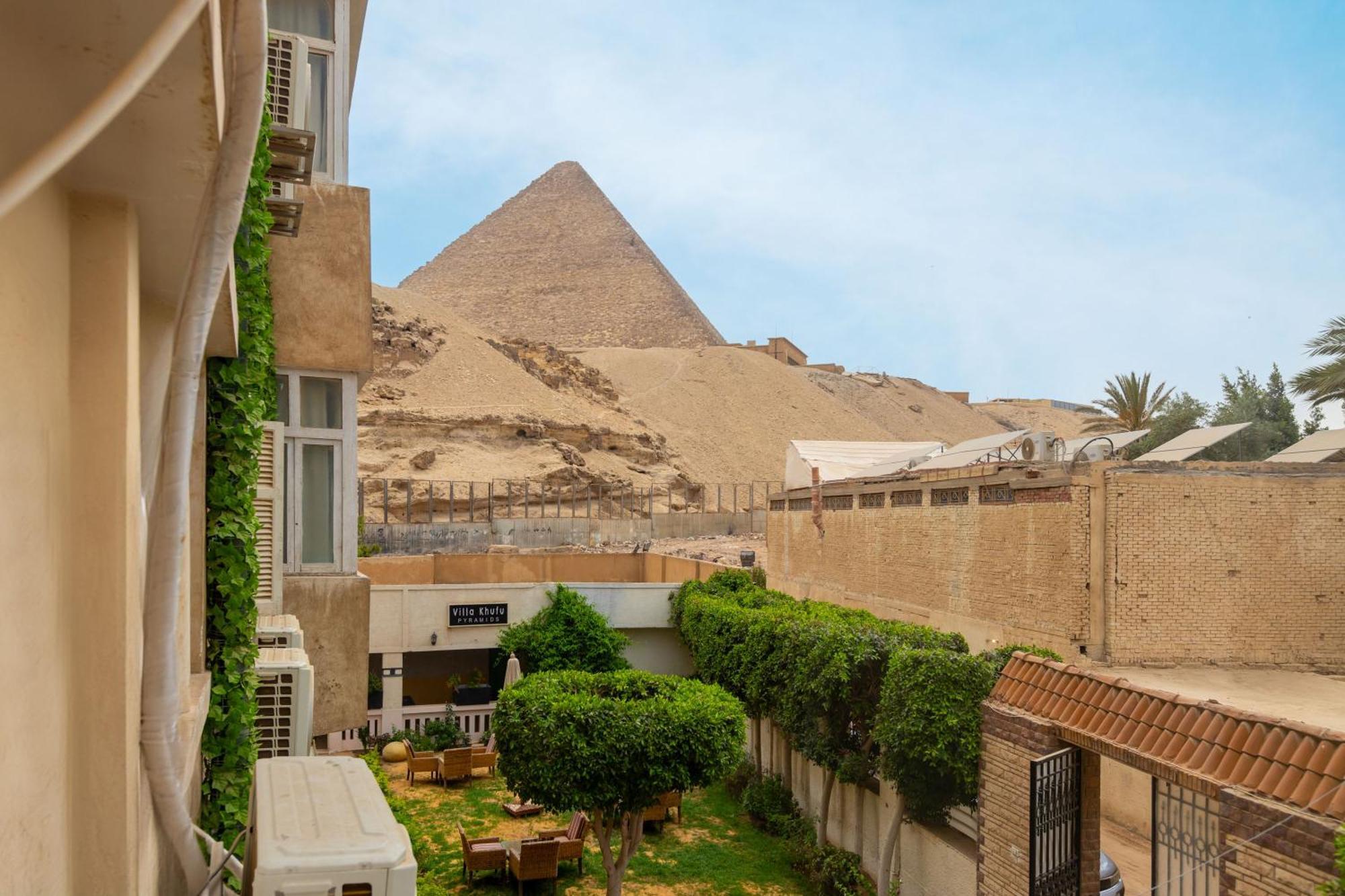 The Grand Pyramids View Hotel Kafret el-Gabal Exterior photo