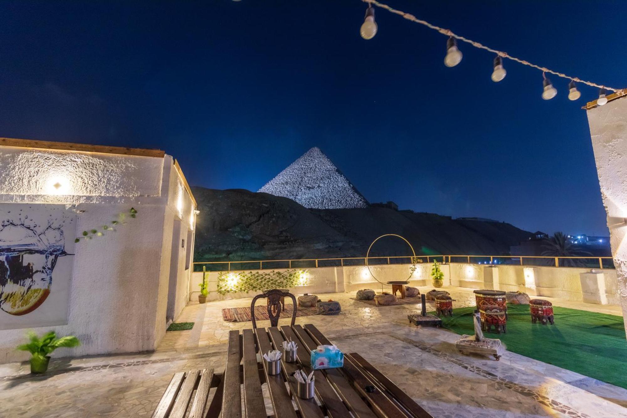 The Grand Pyramids View Hotel Kafret el-Gabal Exterior photo